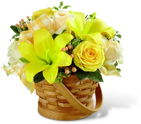 The FTD Sunny Surprise Basket from Lagana Florist in Middletown, CT